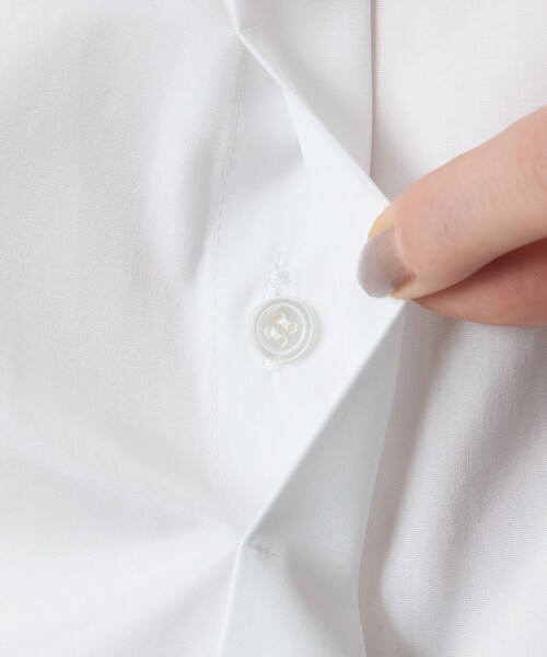 amaca（アマカ）の「【Anniversary　Piece】THOMAS MASON ブロード（シャツ/ブラウス・レディース・オフホワイト・38）」の11枚目の写真