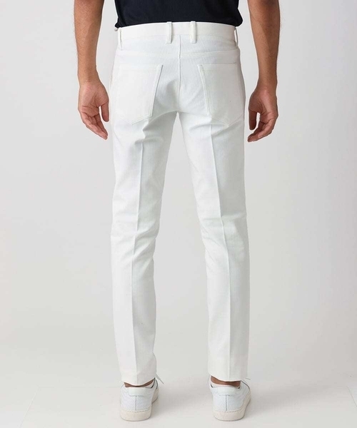MICHEL KLEIN HOMME (ミッシェルクランオム)の「【撥水】プレビアへリンボンスラックスパンツ(スラックス・メンズ・ブラック/ホワイト/ライトグレー・MEDIUM/LARGE/X-LARGE)」の7枚目の写真
