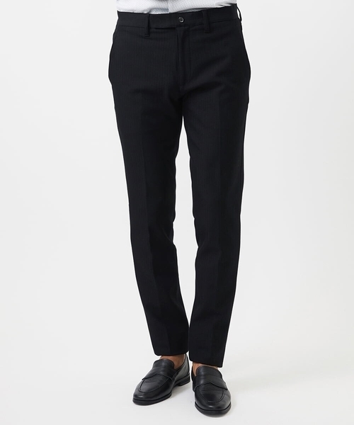 MICHEL KLEIN HOMME (ミッシェルクランオム)の「【撥水】プレビアへリンボンスラックスパンツ(スラックス・メンズ・ブラック/ホワイト/ライトグレー・MEDIUM/LARGE/X-LARGE)」の15枚目の写真