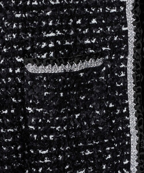 UNITED ARROWS(ユナイテッドアローズ)の「ツイードライク ニットカーディガン(カーディガン/ボレロ・レディース・オフホワイト/ブラック・FREE)」の15枚目の写真