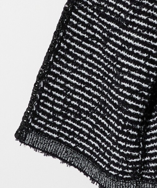 セール】ツイードライク ニットカーディガン（カーディガン/ボレロ