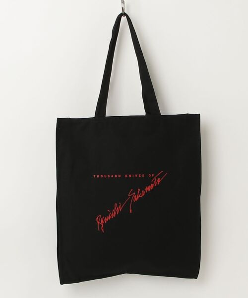 MEDICOM TOY（メディコムトイ）の「MLE 坂本龍一 「千のナイフ」 TOTE BAG（トートバッグ・メンズ・ブラック・FREE）」の3枚目の写真