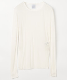 GOODPEOPLE GOODSTITCHING GOODPRODUCT/グッドピープルグッドスティッチンググッドプロダクト Crew Neck Long Sleeve T / クルーネック シアーロングスリーブTシャツ