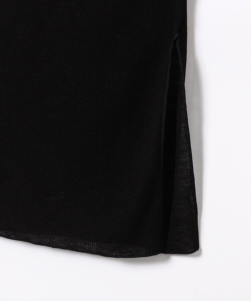 GOOD PEOPLE GOOD STITCHING GOOD PRODUCT(グッドピープルグッドスティッチンググッドプロダクト)の「GOODPEOPLE GOODSTITCHING GOODPRODUCT/グッドピープルグッドスティッチンググッドプロダクト Crew Neck Long Sleeve T / クルーネック シアーロングスリーブTシャツ(Tシャツ/カットソー・レディース・ブラック/チャコールグレー/ホワイト・SMALL)」の8枚目の写真