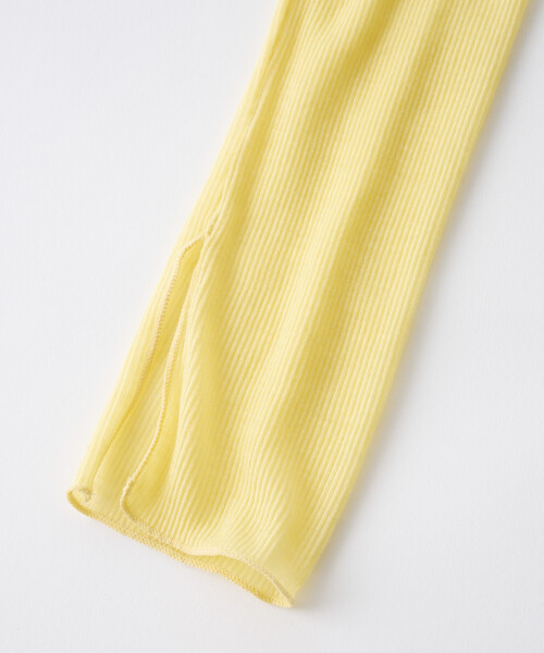 GOOD PEOPLE GOOD STITCHING GOOD PRODUCT(グッドピープルグッドスティッチンググッドプロダクト)の「GOODPEOPLE GOODSTITCHING GOODPRODUCT/グッドピープルグッドスティッチンググッドプロダクト Crew Neck Long Sleeve T / クルーネック シアーロングスリーブTシャツ(Tシャツ/カットソー・レディース・ブラック/チャコールグレー/ホワイト・SMALL)」の14枚目の写真