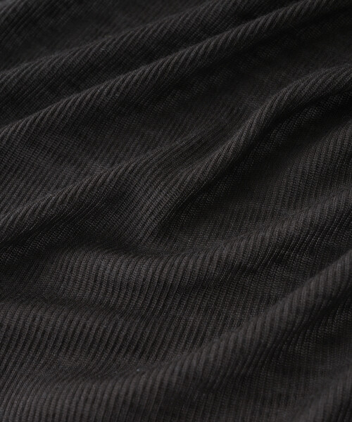 GOOD PEOPLE GOOD STITCHING GOOD PRODUCT(グッドピープルグッドスティッチンググッドプロダクト)の「GOODPEOPLE GOODSTITCHING GOODPRODUCT/グッドピープルグッドスティッチンググッドプロダクト Crew Neck Long Sleeve T / クルーネック シアーロングスリーブTシャツ(Tシャツ/カットソー・レディース・ブラック/チャコールグレー/ホワイト・SMALL)」の16枚目の写真