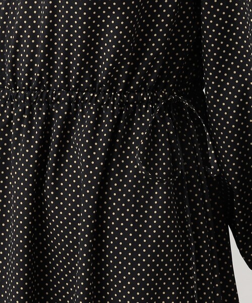 ミニドットプリント ティアードワンピース（ワンピース）｜BALLSEY