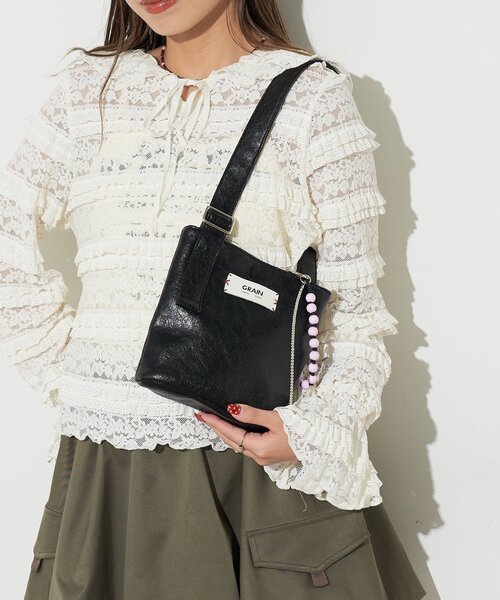 GRAIN(グレイン)の「【GRAIN/グレイン】ビーズチャーム付きベルトバッグ(トートバッグ・レディース・ブラック/レッド/サックスブルー・FREE)」の21枚目の写真