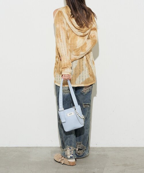 GRAIN(グレイン)の「【GRAIN/グレイン】ビーズチャーム付きベルトバッグ(トートバッグ・レディース・ブラック/レッド/サックスブルー・FREE)」の11枚目の写真