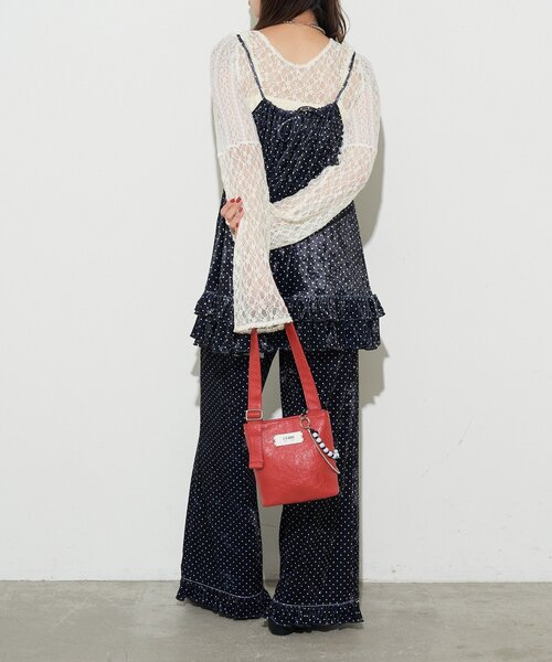 GRAIN(グレイン)の「【GRAIN/グレイン】ビーズチャーム付きベルトバッグ(トートバッグ・レディース・ブラック/レッド/サックスブルー・FREE)」の16枚目の写真