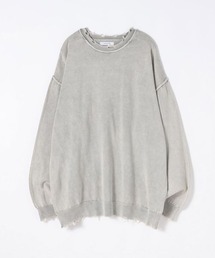 JEANASIS | 12Gストーンウォッシュカットライクプルオーバー/595826(ニット/セーター)