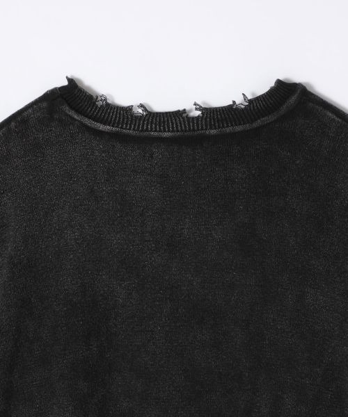 JEANASIS（ジーナシス）の「12Gストーンウォッシュカットライクプルオーバー/595826（ニット/セーター・レディース・グリーン系その他/ブラウン/グレー/ブラック・FREE）」の13枚目の写真