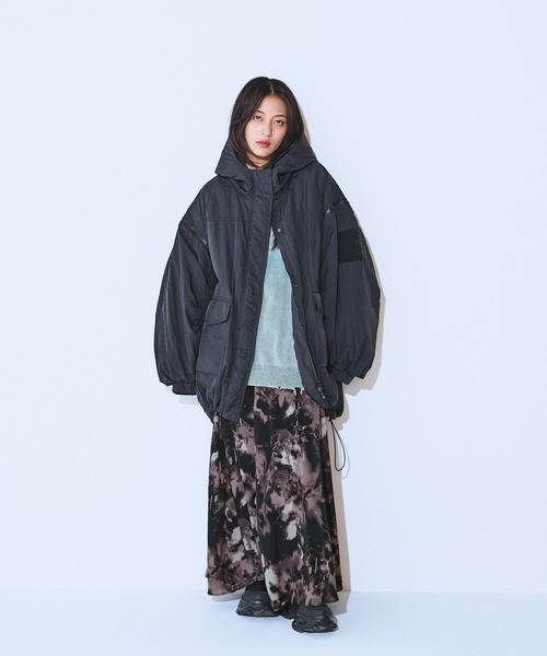 JEANASIS（ジーナシス）の「12Gストーンウォッシュカットライクプルオーバー/595826（ニット/セーター・レディース・グリーン系その他/ブラウン/グレー/ブラック・FREE）」の22枚目の写真