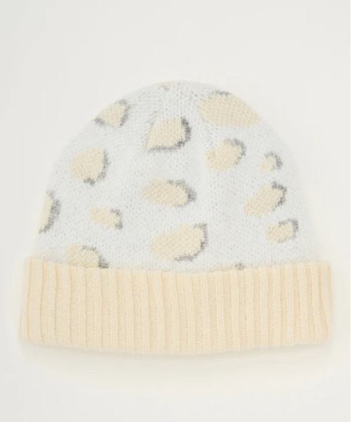BILLABONG(ビラボン)の「BILLABONG/ビラボン ビーニー JACQURD MOHAIR MIX BEANIE BF014-908(ニットキャップ/ビーニー・レディース・ブラック系その他/ベージュ系その他/ホワイト系その他・FREE)」の2枚目の写真