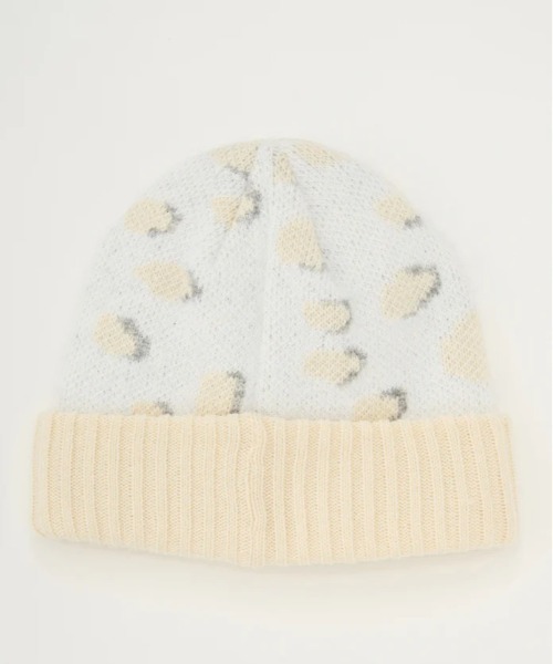 BILLABONG(ビラボン)の「BILLABONG/ビラボン ビーニー JACQURD MOHAIR MIX BEANIE BF014-908(ニットキャップ/ビーニー・レディース・ブラック系その他/ベージュ系その他/ホワイト系その他・FREE)」の6枚目の写真