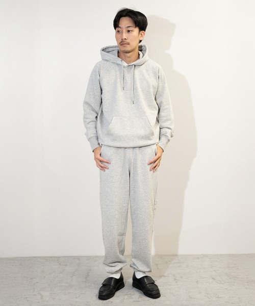 FRUIT OF THE LOOM（フルーツオブザルーム）の「【FRUIT OF THE LOOM】BASIC SWEAT HOODIE/ フルーツオブザルーム ベーシック スウェットパーカー（パーカー・メンズ・アイボリー/ネイビー/ブラック/杢グレー・S/M/L/XL）」の11枚目の写真