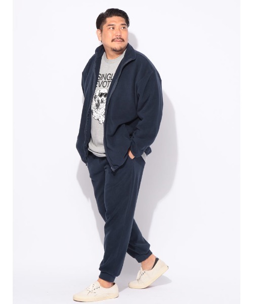 PIMLICO（ピムリコ）の「PIMLICO (ピムリコ) ウエストゴム フリース ロングパンツ（その他パンツ・メンズ・カーキ/ネイビー/ブラック・X1(3L～4L)/X2(4L～5L)/X3(6L～7L)/X5(9L～10L)/X4(8L～9L)）」の14枚目の写真