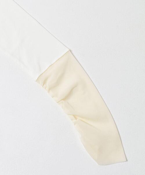 URBAN RESEARCH（アーバンリサーチ）の「チュール切り替えカットソー（Tシャツ/カットソー・レディース・オフホワイト/ブラック・FREE）」の10枚目の写真