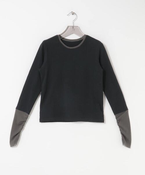 URBAN RESEARCH（アーバンリサーチ）の「チュール切り替えカットソー（Tシャツ/カットソー・レディース・オフホワイト/ブラック・FREE）」の18枚目の写真