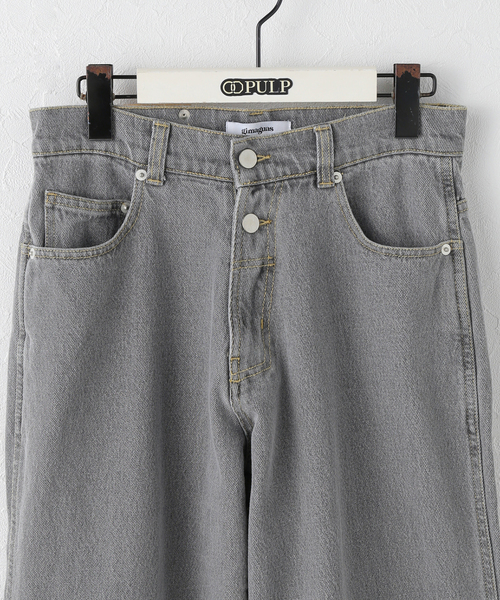 Gimaguas(ギマガス)の「Gimaguas / ギマガス BAGGY TROUSERS(デニムパンツ・レディース・グレー・32/34)」の9枚目の写真