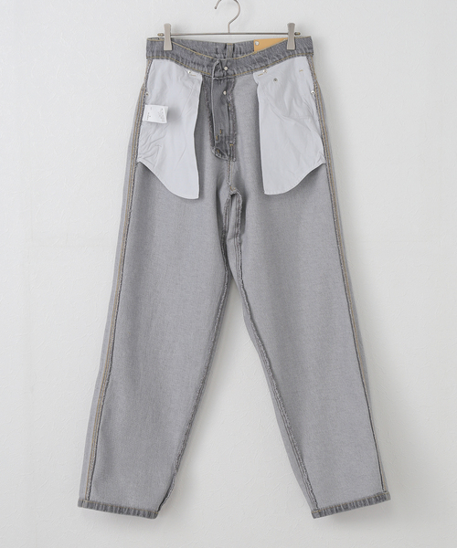 Gimaguas(ギマガス)の「Gimaguas / ギマガス BAGGY TROUSERS(デニムパンツ・レディース・グレー・32/34)」の13枚目の写真
