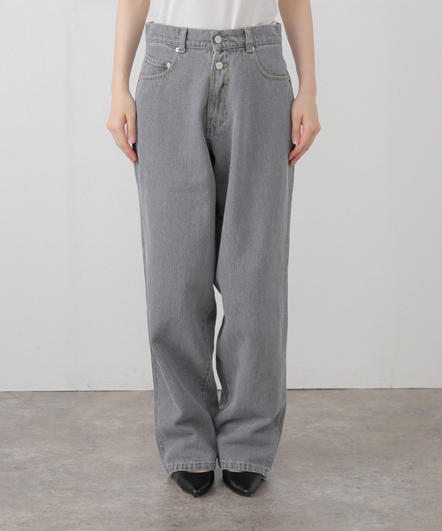 Gimaguas(ギマガス)の「Gimaguas / ギマガス BAGGY TROUSERS(デニムパンツ・レディース・グレー・32/34)」の17枚目の写真