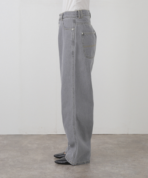 Gimaguas(ギマガス)の「Gimaguas / ギマガス BAGGY TROUSERS(デニムパンツ・レディース・グレー・32/34)」の18枚目の写真