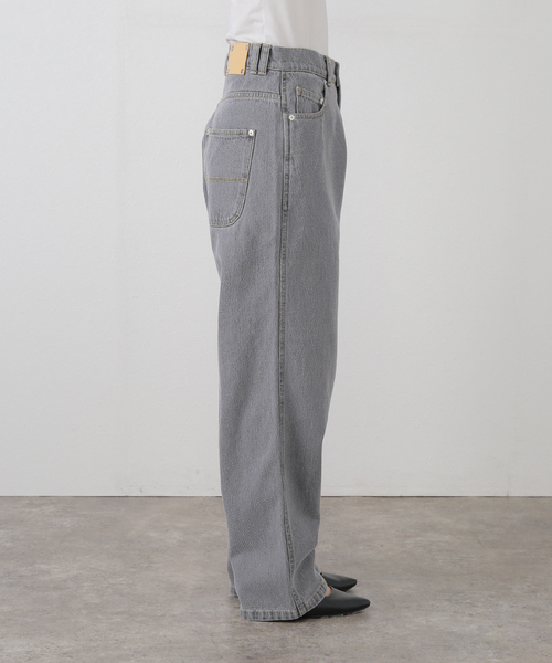 Gimaguas(ギマガス)の「Gimaguas / ギマガス BAGGY TROUSERS(デニムパンツ・レディース・グレー・32/34)」の2枚目の写真