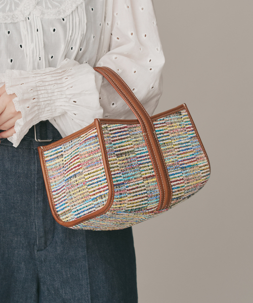 IENA（イエナ）の「《追加》A VACATION/ア ヴァケーション SEE SAW BAG LINE CHECK（ハンドバッグ・レディース・その他・FREE）」の7枚目の写真