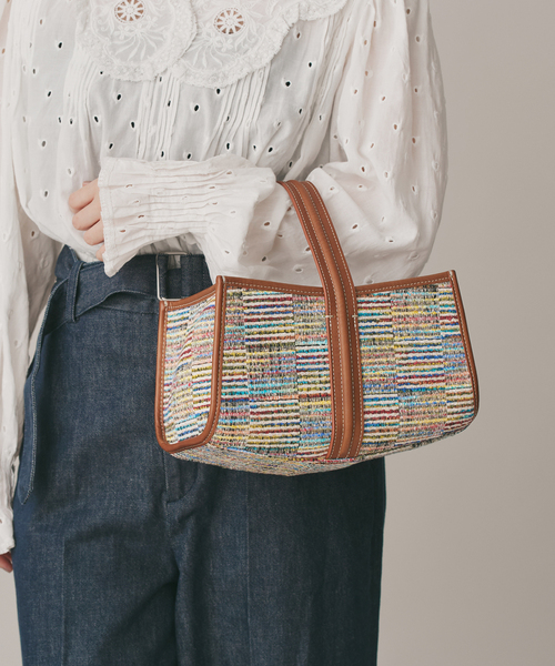 IENA（イエナ）の「《追加》A VACATION/ア ヴァケーション SEE SAW BAG LINE CHECK（ハンドバッグ・レディース・その他・FREE）」の8枚目の写真