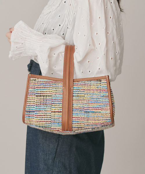 IENA（イエナ）の「《追加》A VACATION/ア ヴァケーション SEE SAW BAG LINE CHECK（ハンドバッグ・レディース・その他・FREE）」の9枚目の写真