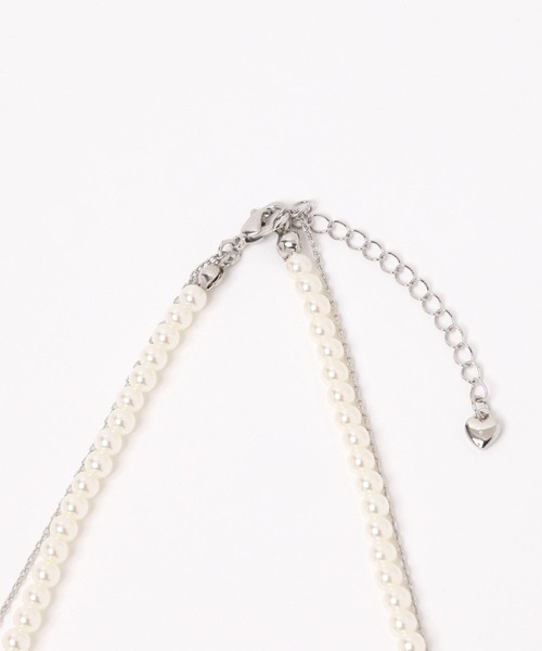 LAKOLE（ラコレ）の「1トップ×2連パールネックレス / 592773（ネックレス・レディース・その他1/その他2・FREE）」の3枚目の写真