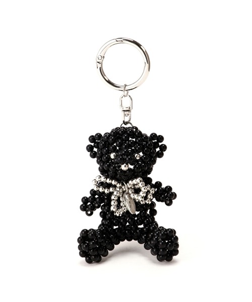 NATURAL BEAUTY BASIC（ナチュラルビューティーベーシック）の「◇ビーズベアチャーム（チャーム・レディース・シルバー/ブラック/ホワイト・ﾌﾘ-）」の5枚目の写真