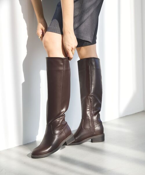 AMERICAN HOLIC（アメリカンホリック）の「ロングブーツ（ブーツ・レディース・ブラック/ダークブラウン・L/M/S）」の15枚目の写真