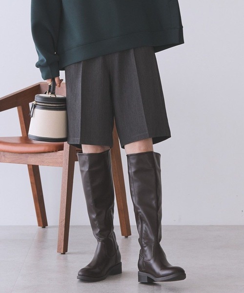 AMERICAN HOLIC（アメリカンホリック）の「ロングブーツ（ブーツ・レディース・ブラック/ダークブラウン・L/M/S）」の2枚目の写真