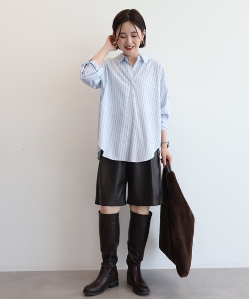 AMERICAN HOLIC（アメリカンホリック）の「ロングブーツ（ブーツ・レディース・ブラック/ダークブラウン・L/M/S）」の6枚目の写真