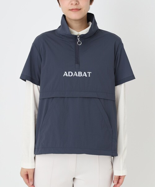 adabat(アダバット)の「【撥水】シアーリップ半袖プルオーバー(Tシャツ/カットソー・レディース・ネイビー/ベビーピンク・40/38/42)」の17枚目の写真