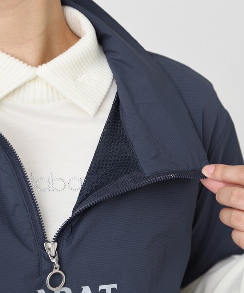adabat(アダバット)の「【撥水】シアーリップ半袖プルオーバー(Tシャツ/カットソー・レディース・ネイビー/ベビーピンク・40/38/42)」の8枚目の写真
