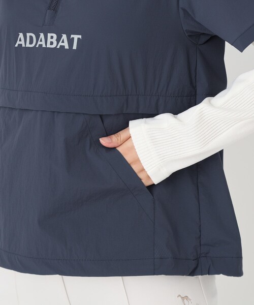 adabat(アダバット)の「【撥水】シアーリップ半袖プルオーバー(Tシャツ/カットソー・レディース・ネイビー/ベビーピンク・40/38/42)」の5枚目の写真