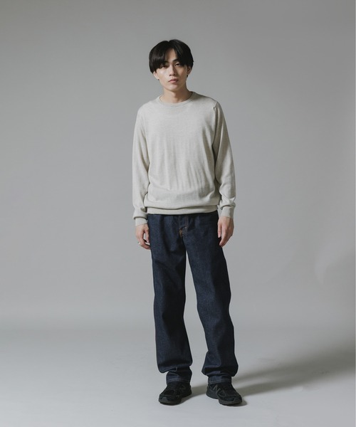 JOHN SMEDLEY/ジョンスメドレー PULLOVER CN LS ハイゲージ メリノ