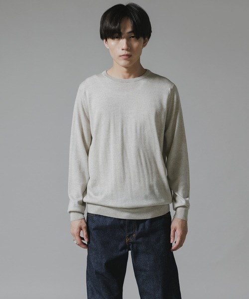 セール】JOHN SMEDLEY/ジョンスメドレー PULLOVER CN LS ハイゲージ