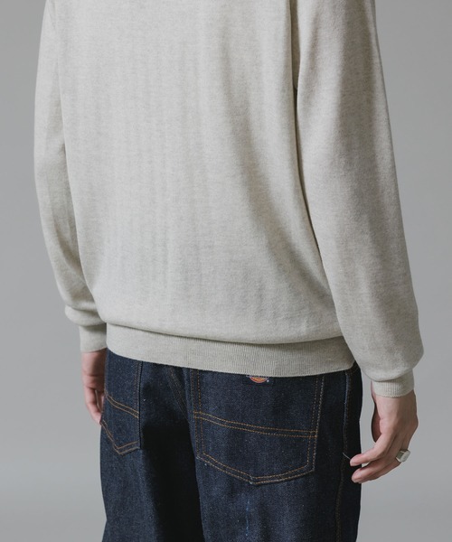 JOHN SMEDLEY/ジョンスメドレー PULLOVER CN LS ハイゲージ メリノ