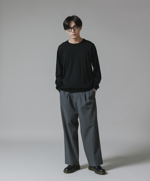 JOHN SMEDLEY/ジョンスメドレー PULLOVER CN LS ハイゲージ メリノ