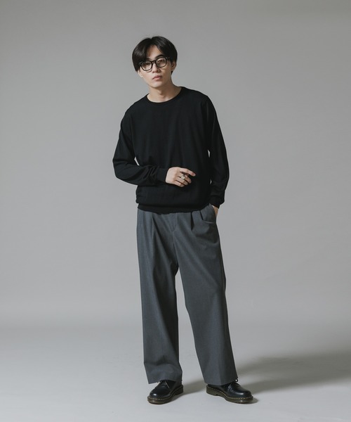 JOHN SMEDLEY/ジョンスメドレー PULLOVER CN LS ハイゲージ メリノ