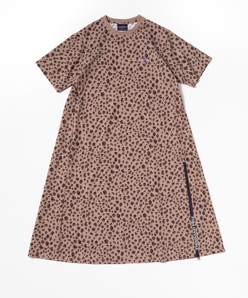 THOUSAND MILE（サウザンドマイル）の「[L's]SHORT SLEEVE OP NY/PU PRINT/ショートスリーブワンピース プリント（ワンピース・レディース・ブラック系その他/ブラウン系その他/レオパード・FREE）」の3枚目の写真