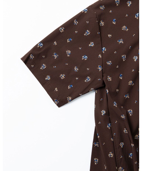 THOUSAND MILE（サウザンドマイル）の「[L's]SHORT SLEEVE OP NY/PU PRINT/ショートスリーブワンピース プリント（ワンピース・レディース・ブラック系その他/ブラウン系その他/レオパード・FREE）」の5枚目の写真