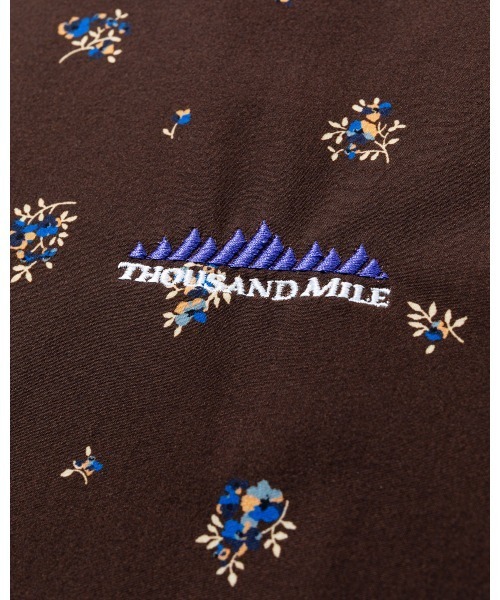 THOUSAND MILE（サウザンドマイル）の「[L's]SHORT SLEEVE OP NY/PU PRINT/ショートスリーブワンピース プリント（ワンピース・レディース・ブラック系その他/ブラウン系その他/レオパード・FREE）」の6枚目の写真