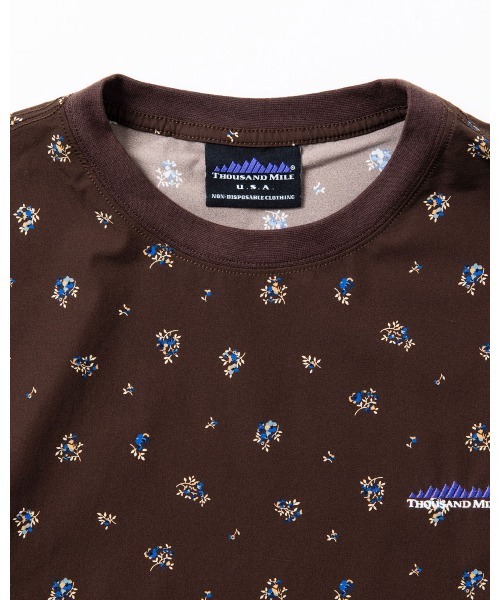 THOUSAND MILE（サウザンドマイル）の「[L's]SHORT SLEEVE OP NY/PU PRINT/ショートスリーブワンピース プリント（ワンピース・レディース・ブラック系その他/ブラウン系その他/レオパード・FREE）」の4枚目の写真
