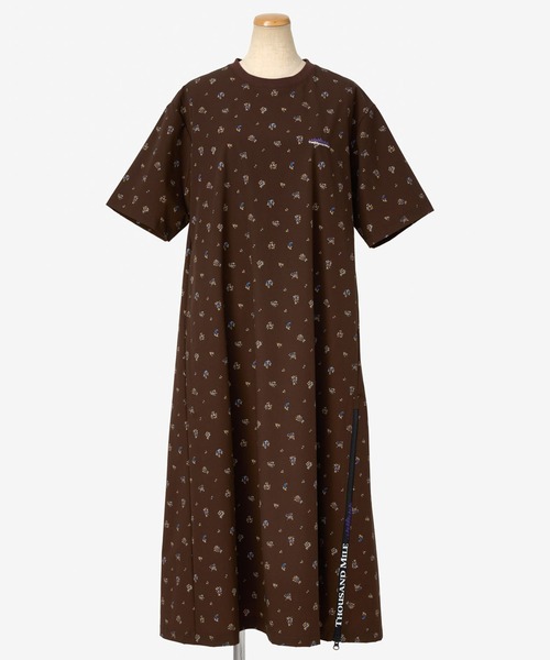 THOUSAND MILE（サウザンドマイル）の「[L's]SHORT SLEEVE OP NY/PU PRINT/ショートスリーブワンピース プリント（ワンピース・レディース・ブラック系その他/ブラウン系その他/レオパード・FREE）」の18枚目の写真
