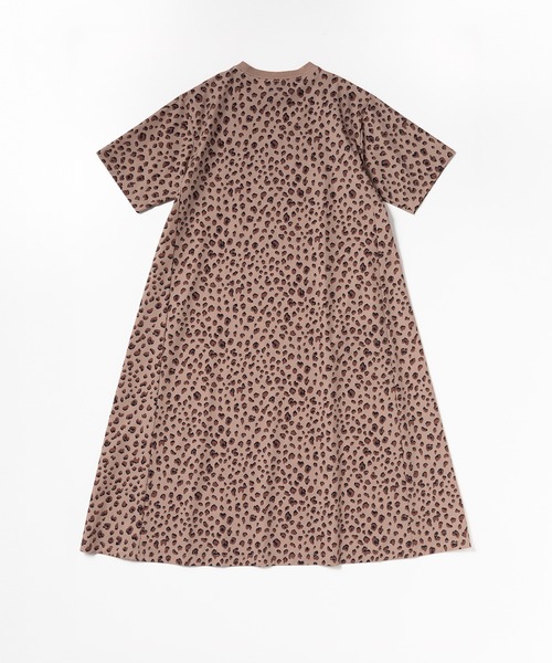 THOUSAND MILE（サウザンドマイル）の「[L's]SHORT SLEEVE OP NY/PU PRINT/ショートスリーブワンピース プリント（ワンピース・レディース・ブラック系その他/ブラウン系その他/レオパード・FREE）」の14枚目の写真